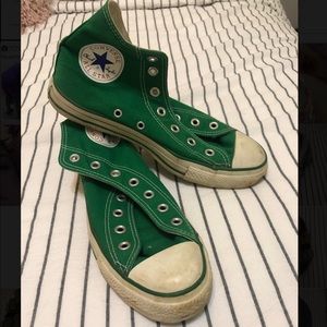 Green high tops